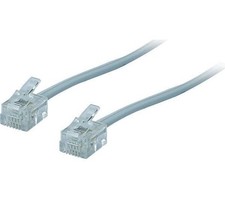 Image of LOGIK LRJ1110M23 RJ11 ADSL Cable - 10 m - BOX DAMAGE