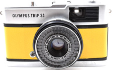     Exc OLYMPUS TRIP 35 Yellow Point  Shoot 35mm Film Camera Japan 2898633