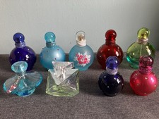 Bundle Of 9 Assorted Britney Spears Fragrance EMPTY Perfume Bottles Display