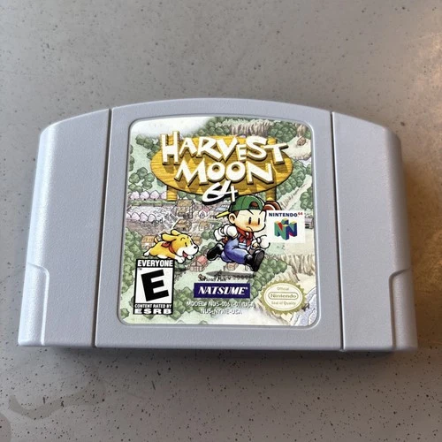 Harvest Moon (Nintendo 64) Authentic Cartridge. Cleaned and Tested.