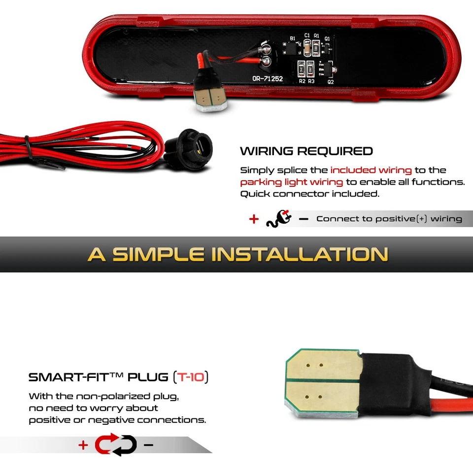 Rear Door Panel LED Courtesy Lamp Cover For 97-00 C/K Pickup 96-05 Astro Safari Foto 4 de 4