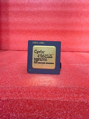 Cyrix 686MX Processor 6x86MX-PR233 75MHz Bus 2.5x Vintage Ceramic