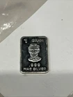 1 Gram .999 Fine Silver Abraham Lincoln Bar