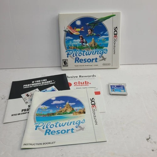 Pilotwings Resort (Nintendo 3DS, 2011) Complete CIB