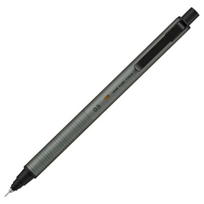Mitsubishi Uni Kuru Toga Metal 0.5mm Mechanical Pencil Phantom Gray Japan New