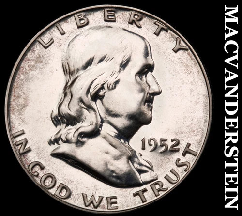 1952 Franklin Half Dollar- Choice Gem Proof Luster No Reserve #i8258