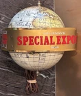 Vtg Heileman Special Export Beer Bar Light Up Moving Globe Sign Works VIDEO