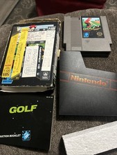 Golf Nintendo Entertainment System, 1985 CIB Complete in Box Manual Foam NES