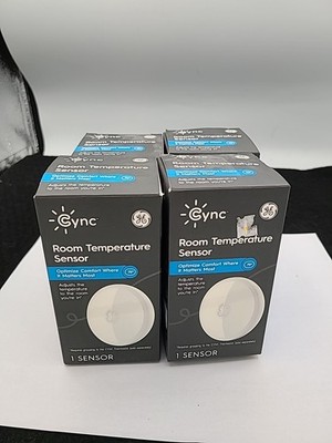 Lot of 4 Cync by GE Smart Room Temperature Sensors - CWLTSBLNWN1-1