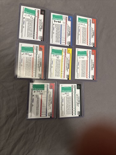 Lot de 8 cartes réfracteur chromé Topps Pro Debut 2025 /199 /175 - Photo 7/7