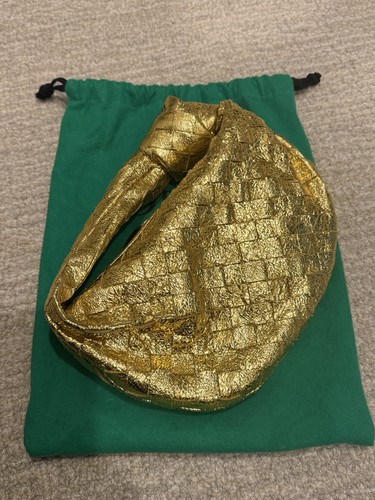 Bottega Veneta Jodie Gold Hardware Hobo Bag Mini