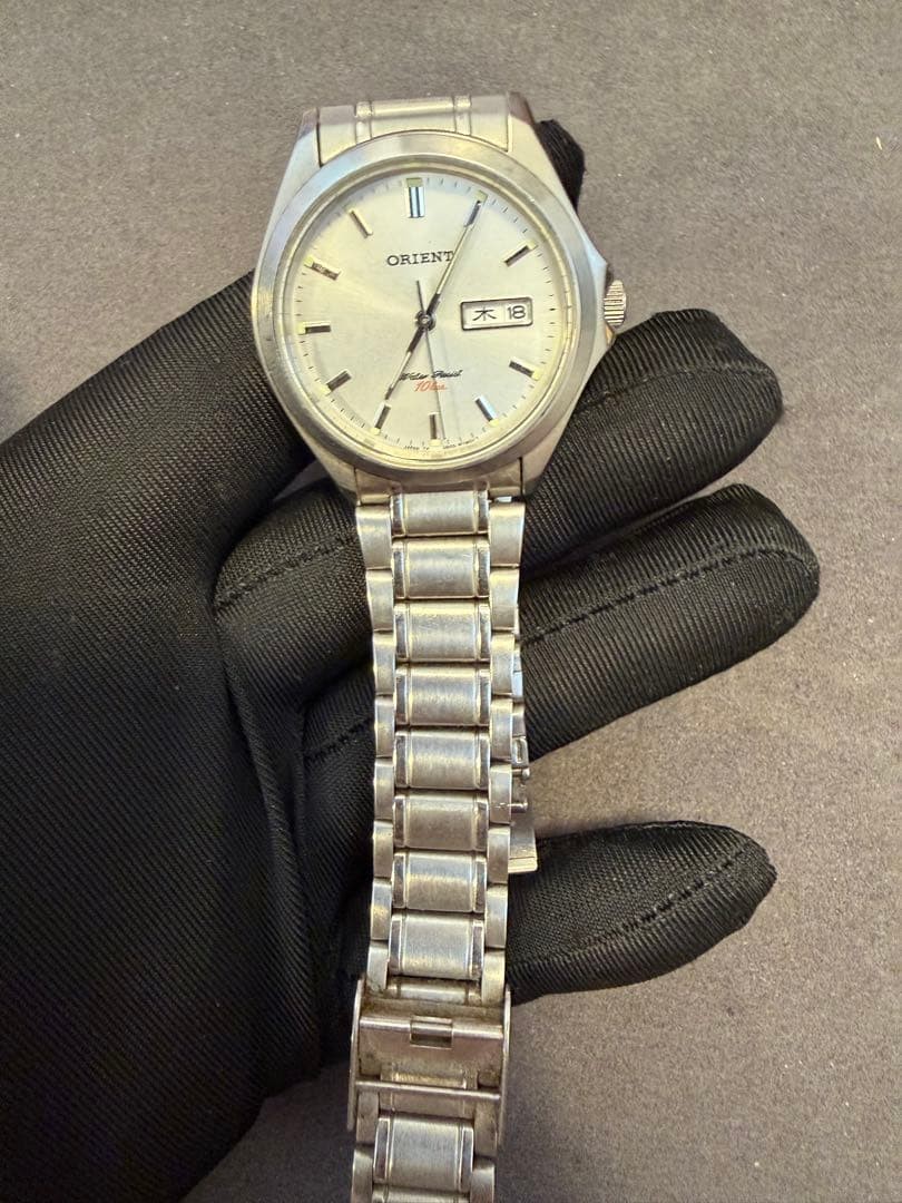 ORIENT Automatic Silver Dial Day-Date Watch - image 2