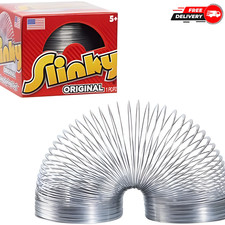 The Original Slinky Walking Spring Toy, 2.75-inch Diameter Metal Slinky, Fidget