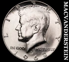 1968-D Kennedy Half Dollar- Silver- Choice Gem Brilliant Unc Luster #J4774
