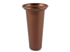 Copper Plastic Loculus Cemetery Vase No.3 18.5 Copper Home, Top Edge 10.5