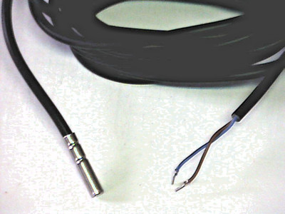   PTC 6x30 1K 3m PVC-Kabel Thermistor Temperatur Fühler Sonde Eliwell 1910030