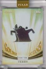 Terry from Soul 2025 Topps Disney Pixar Golden Icons Sealed /100