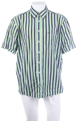 CASA MODA Kurzarm-Hemd Casual Streifen Baumwolle XL multicolor