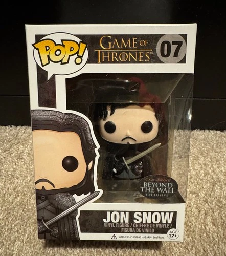 Funko POP! Jon Snow #07 Game of Thrones Glitter Beyond the Wall Exclusive NIB