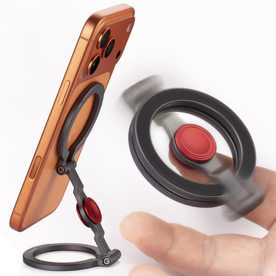 Zelnoox Magnetic Phone Stand Fidget Spinner Combo For Iphone Magsafe Compatible