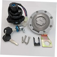 Ignition Switch Set with Keys for Yamaha YZF R1 R6 1992-2012 W/Gas Cap Cover