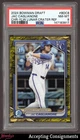 2024 Bowman Chrome Draft Yellow Lunar Jac Caglianone 1ST ROOKIE 57/75 PSA 8