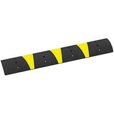 Plasticade 6' Recycled Black Rubber Speed Bump