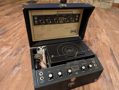 Maestro EchoPlex EP-4 Tape Echo Machine 1970s Black With Foot Switch NO ISSUES!