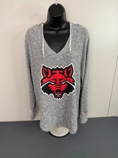 Arkansas State Red Wolves NCAA Chicka-d Women's Full Zip Hoodie sz Large
