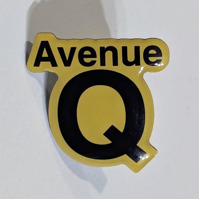 Avenue Q Musical Logo Pin West End Broadway Musical Lapel Pin