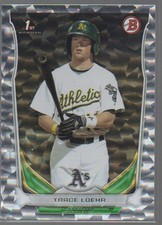 TRACE LOEHR 2014 BOWMAN DRAFTS PICKS PROSPECTS SILVER ICE CARD #DP108