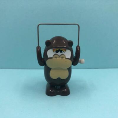 Vintage Bandai Aufziehuhr Werk Springseil springender Gorilla Affe Spielzeug Figur
