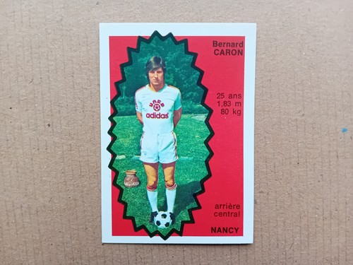 Autocollant Panini Rare – Michel Platini – AS Nancy Lorraine 1976/77 – N°154 – Non Collé