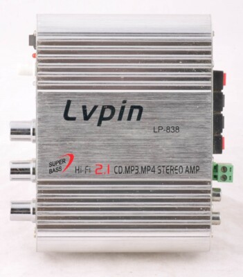 Lvpin LP-838 HIFI Amplifier 2.1CH CD MP3 Stereo AMP 200W 12V for