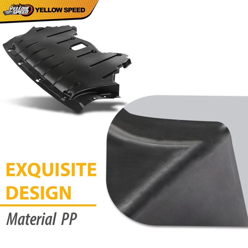 Черный передний защитный брызговик панели двигателя для BMW X5 2011-2013 годов выпуска - Изображение 4 из 4