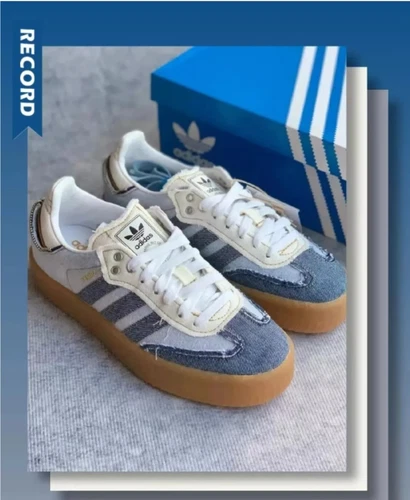 New Adidas Sambae Denim Women's II0001 - Picture 2 of 11