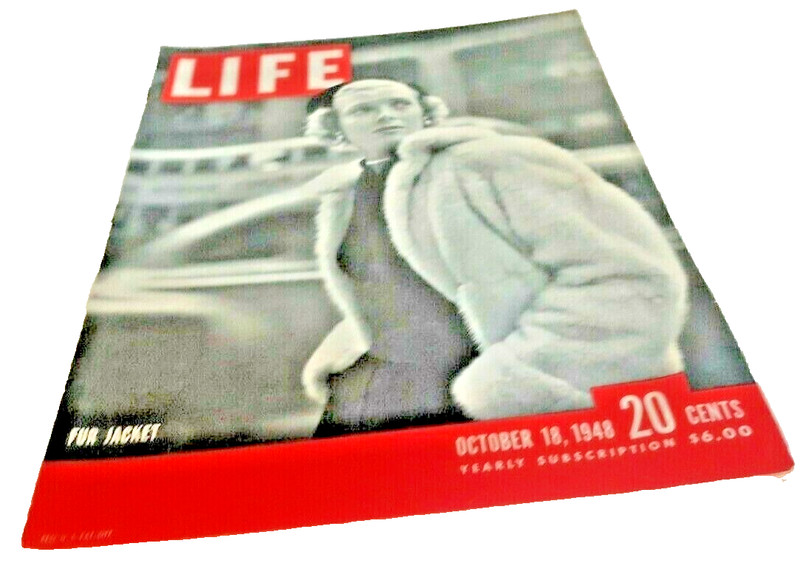 October 18, 1948 LIFE Magazine. COKE Ad, 40s ad advertising FREE SHIP Oct 10 17 