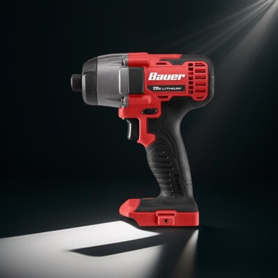 BAUER 20V Cordless 1/4 Hex Compact Impact Driver Tool Only