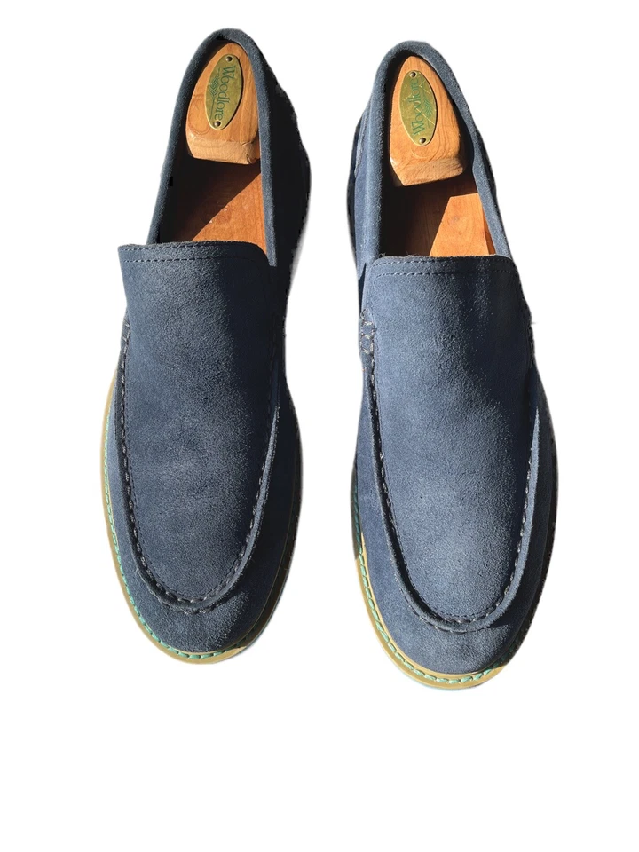 Mocasines Kenneth Cole Reaction Feel The Hype de gamuza azul talla 11 Foto 3 de 4