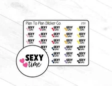 2131~~Sexy Time Planner Stickers.