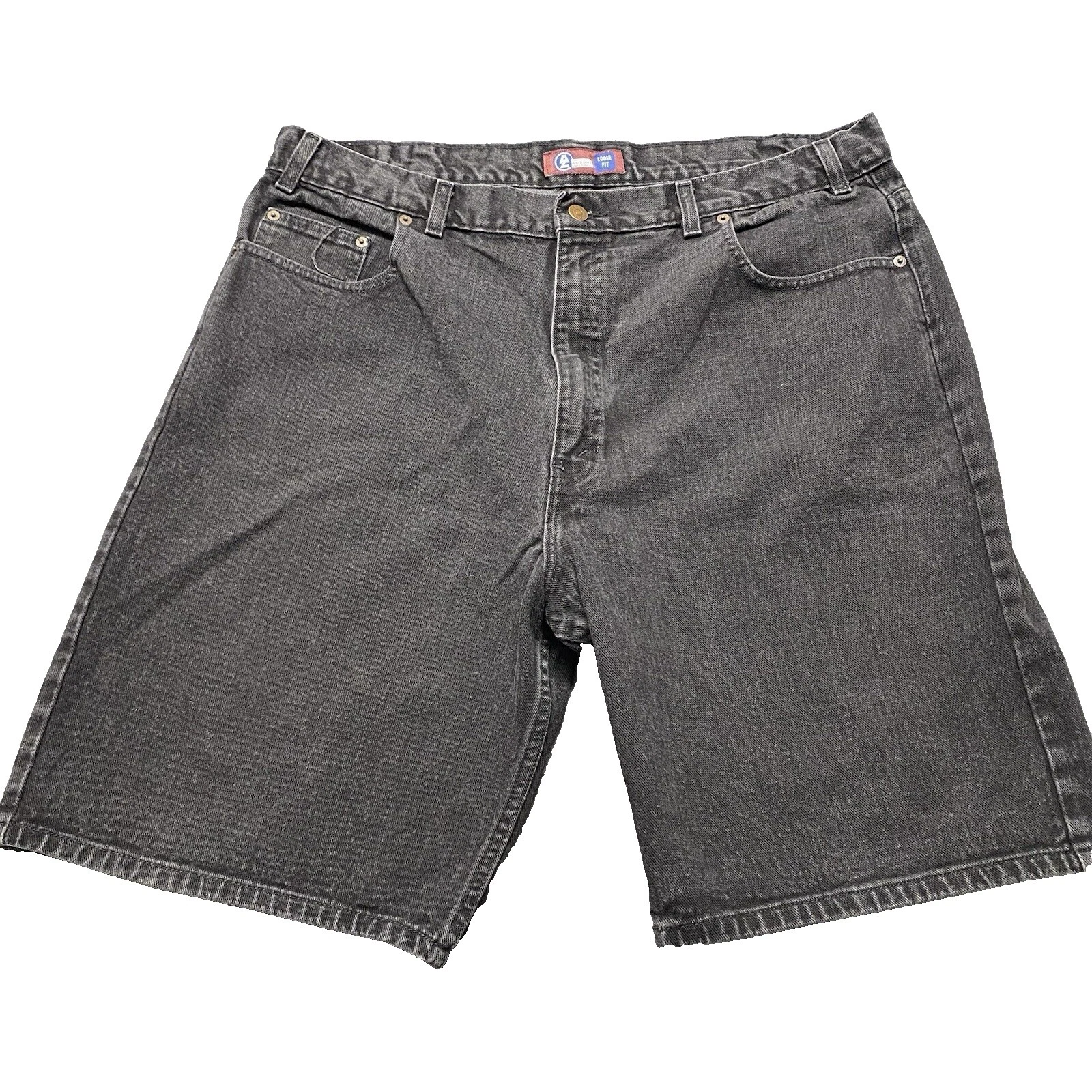 Shorts de Tamanho Regular Arizona Jeans Preto para Homens