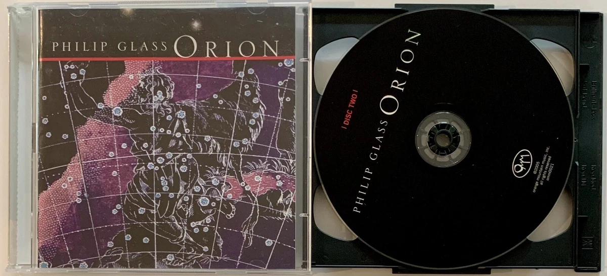 Philip Glass Orion 2 x CD Recorded June 2004 Athens Modern Classical