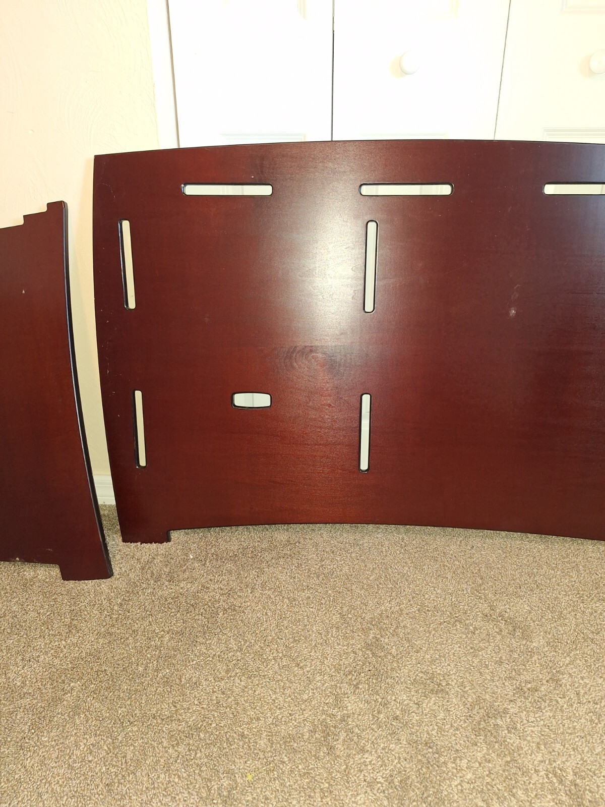 Legare Office Straight Desk With Desk Accessory Shelf Dark Wood