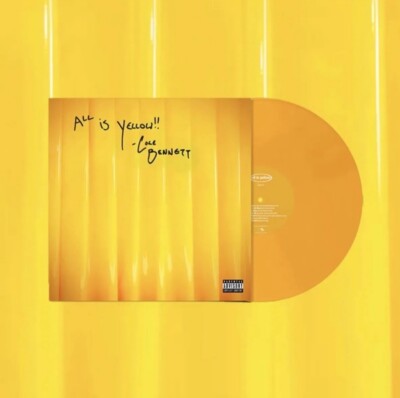 ALL IS YELLOW SIGNED VINYL By Cole Bennett In hand Ready To Ship
