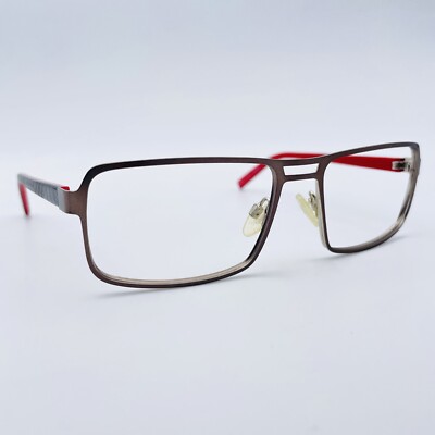 SPECSAVERS Brille GUNMETAL RECTANGLE Brillengestell MOD: OSPREY 25670059