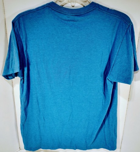 Ford Mustang T-Shirt - Blue w/ American Flag & Pony Logo - Licensed - VGC - Picture 4 of 7