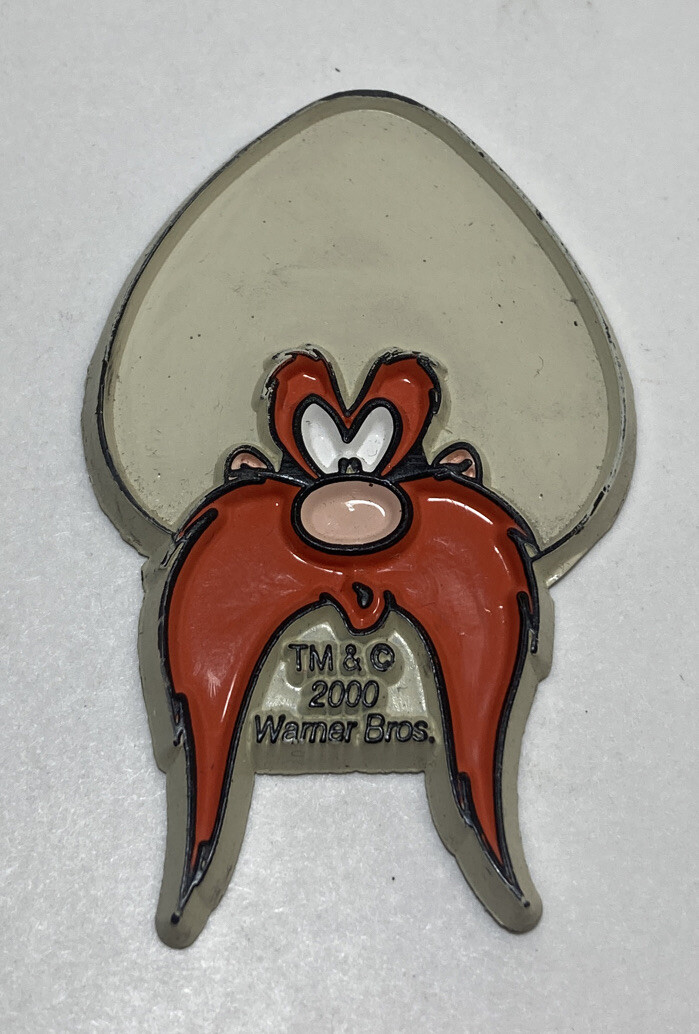 Vintage Looney Tunes Yosemite Sam Rubber Fridge Magnet by Warner Bros