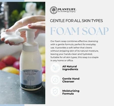 Plantlife Holiday Foam Soap - Gentle & Moisturizing for All Skin Types