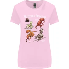 Octopus Species Scuba Diving Ocean Womens Wider Cut T-Shirt