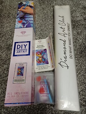 DIY Diamond Art Kit ダイヤモンドアートクラブ DIY Diamond Art Club Kit ( 33” x 22” ) Painting - Butterfly